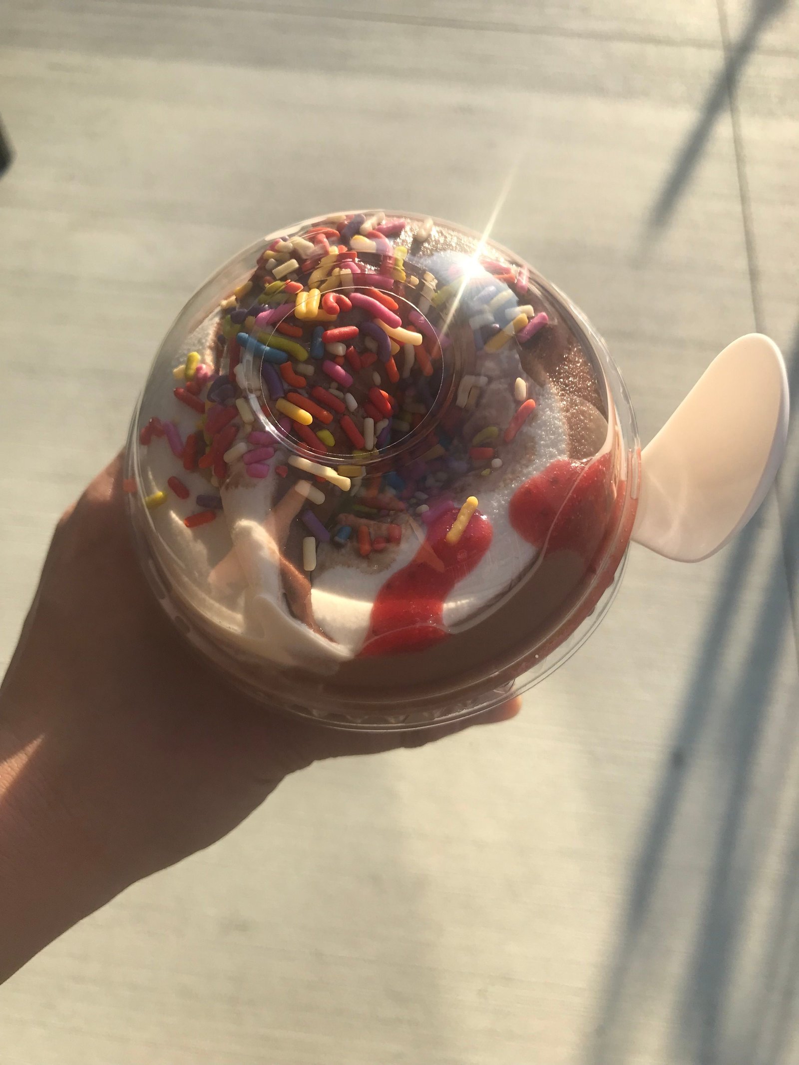 Ice cream shake.